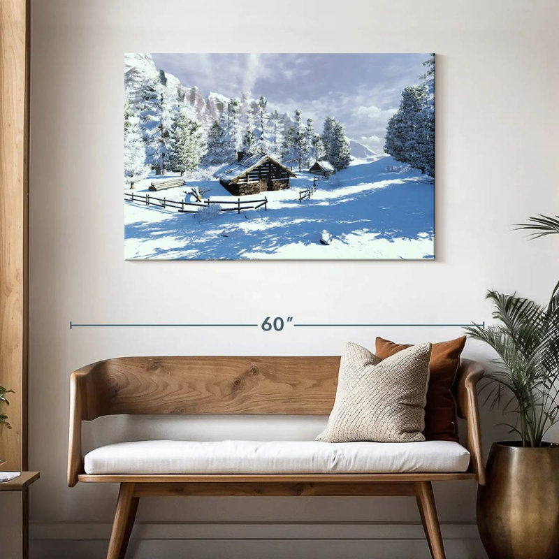 Chalet d'hiver confortable Alvord, H 30 po x l 45 po