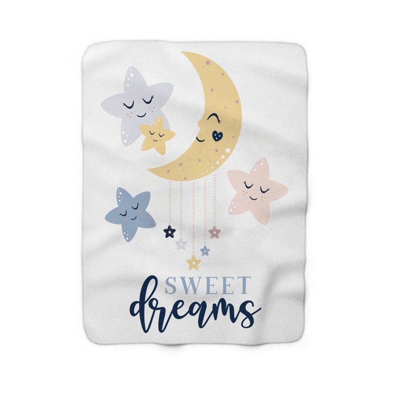  Couverture Bedtime Nursery Sweet Dreams, Lit simple