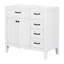 Meuble-lavabo 36 po sans lavabo, base d'armoire seulement, armoire de salle de bain avec tiroirs, structure solide et panneau de fibres à densité moyenne-761977777-761977779
