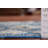 Vegetable Dye Blue Oushak Turkish Runner Rug 3x12