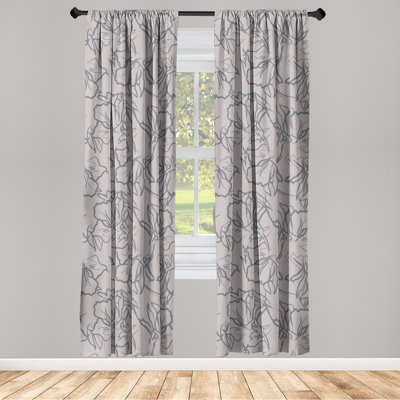 Caelab Semi Sheer Curtain Pair
