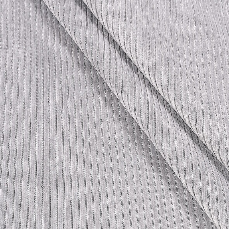 Tapis gris moderne lavable à la machine, Rectangle 6 pi 6 po x 9 pi 9 po