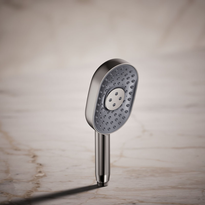 Douche à main multifonctionnelle 2,5 gallons par minute avec la technologie d'induction d'air Katalyst, gris