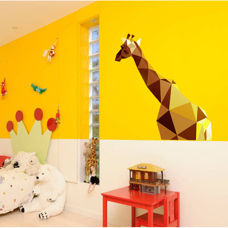 Animals Wall Decal, 33" H x 42" W