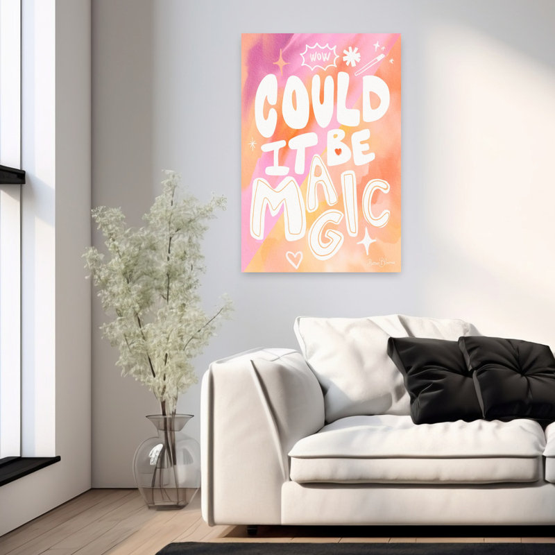 Art contemporain Bold Vibrant Contemporary Art, H 36 po x l 24 po
