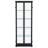 Carrillo 4-shelf Display Curio Cabinet with LED Lighting Black