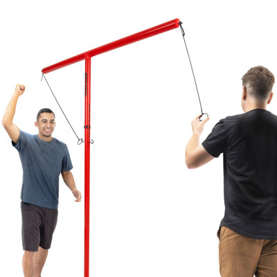 Tour de jeu GoSports Tower 5 géant avec jeu pour adultes et famille - Jeu de cour pour l'extérieur
