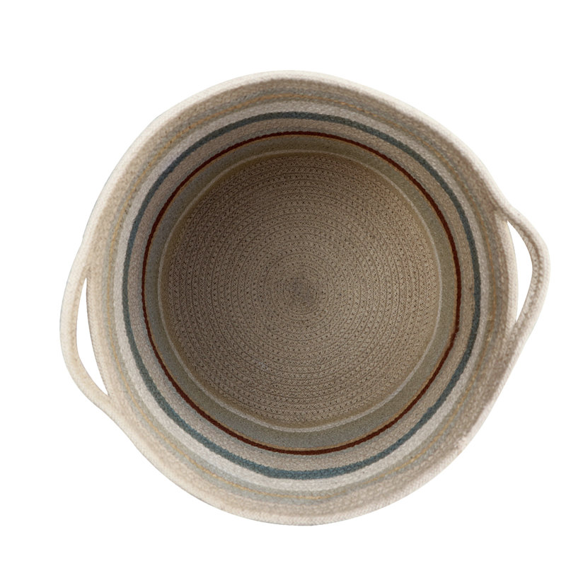 Reversible Fabric Decorative Basket