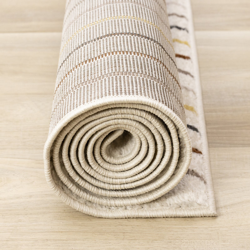 Tapis arc-en-ciel multicolore Gillock, Rectangle 7 pi 10 po x 10 pi 6 po