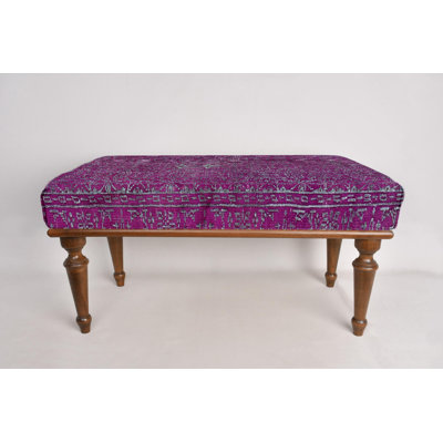 Bench, Mudroom Bench, Vanity Bench,Ottoman Bench, Upholstered Bench, Turkish Rug Bench, Kilim Bench, Home Decor Bench, Handmade Bench