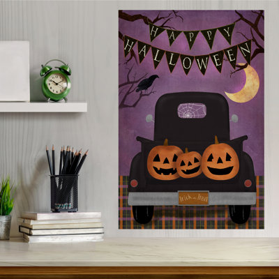 Décalcomanie murale joyeux Halloween Blacktruck