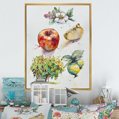«Set of Apple Botanist Ii», reproduction d'art sur toile