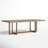 Borne Metal Base Dining Table