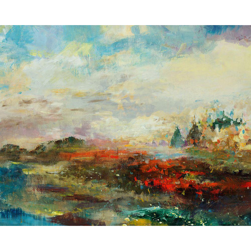 «Red Barrel Studio® Maas», art sur toile tendue de la galerie Jodi, «A différent lumière», H 36 po x l 44 po