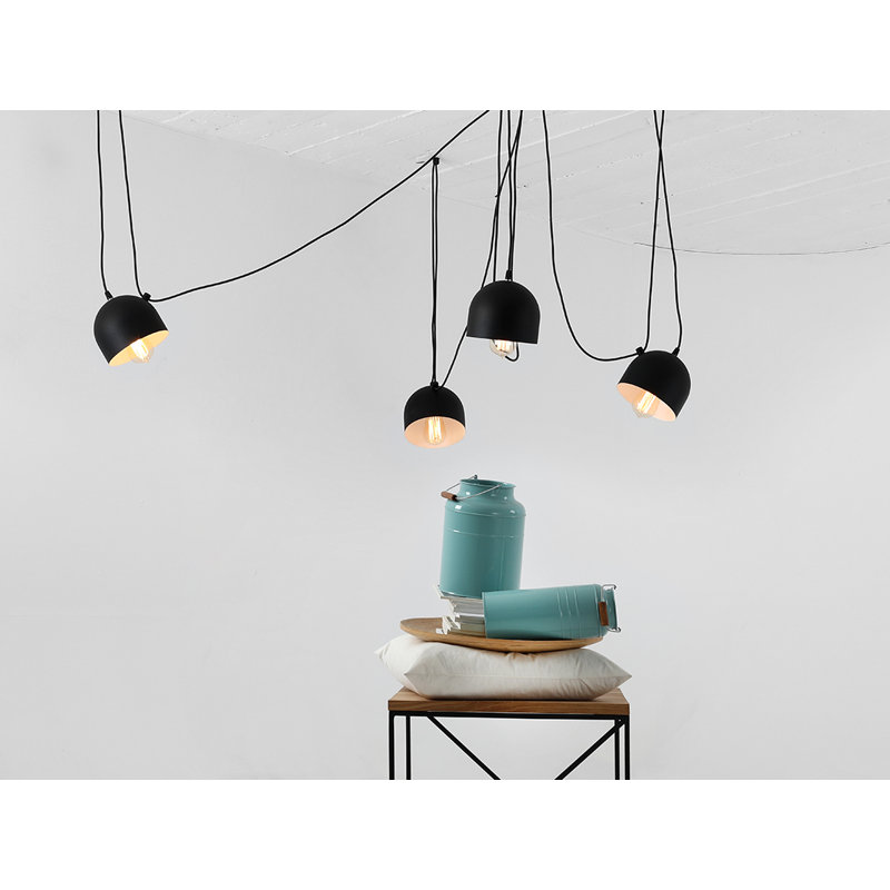 Allan 4 - Light Cluster Pendant, Black