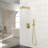 10 Inch Wall Mounted Dual Shower Head Shower Set-122006097