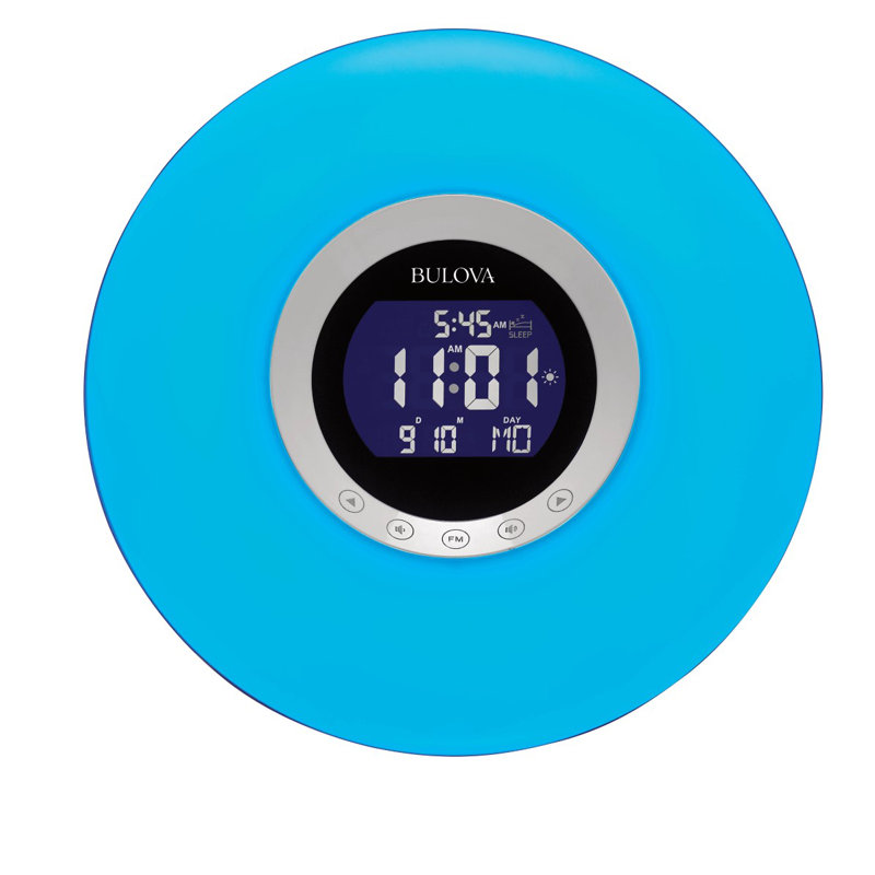 Ivy Bronx 9593D0DAC3474DD5AC89BF42BAD7B5A2 Multi Color Alarm Clock