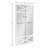 Louvonia Metal Flat Mirror