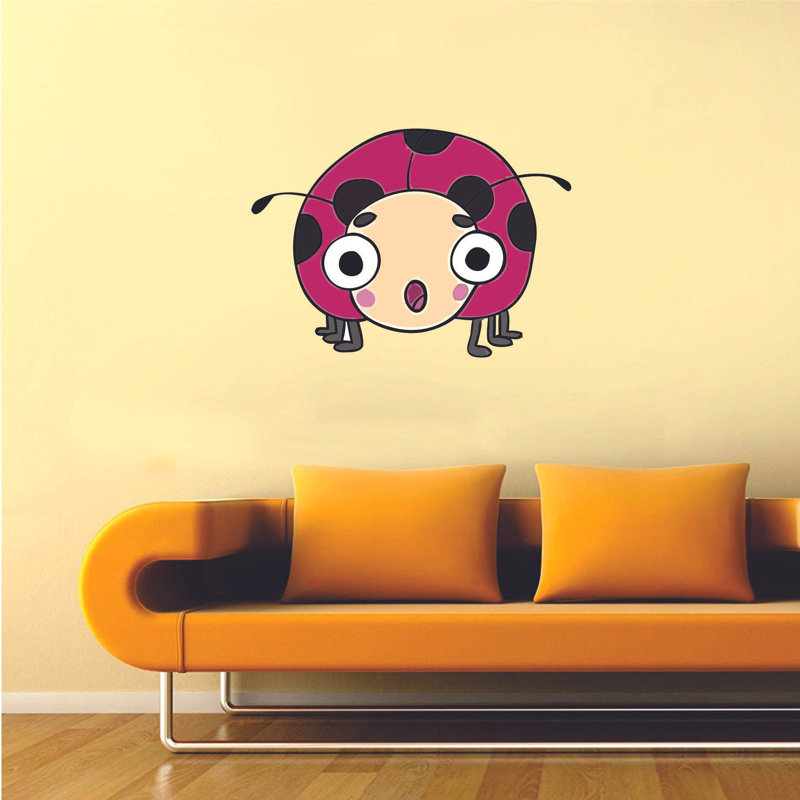 Décalcomanie murale mignonne mignonne mignonne et mignonne, H 8 po x l 10 po