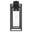 Lanterne murale d'extérieur noir mat 1 lumière Jayce