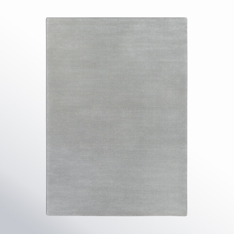 Crowe Hand Loomed Performance Wool Gray Area Rug