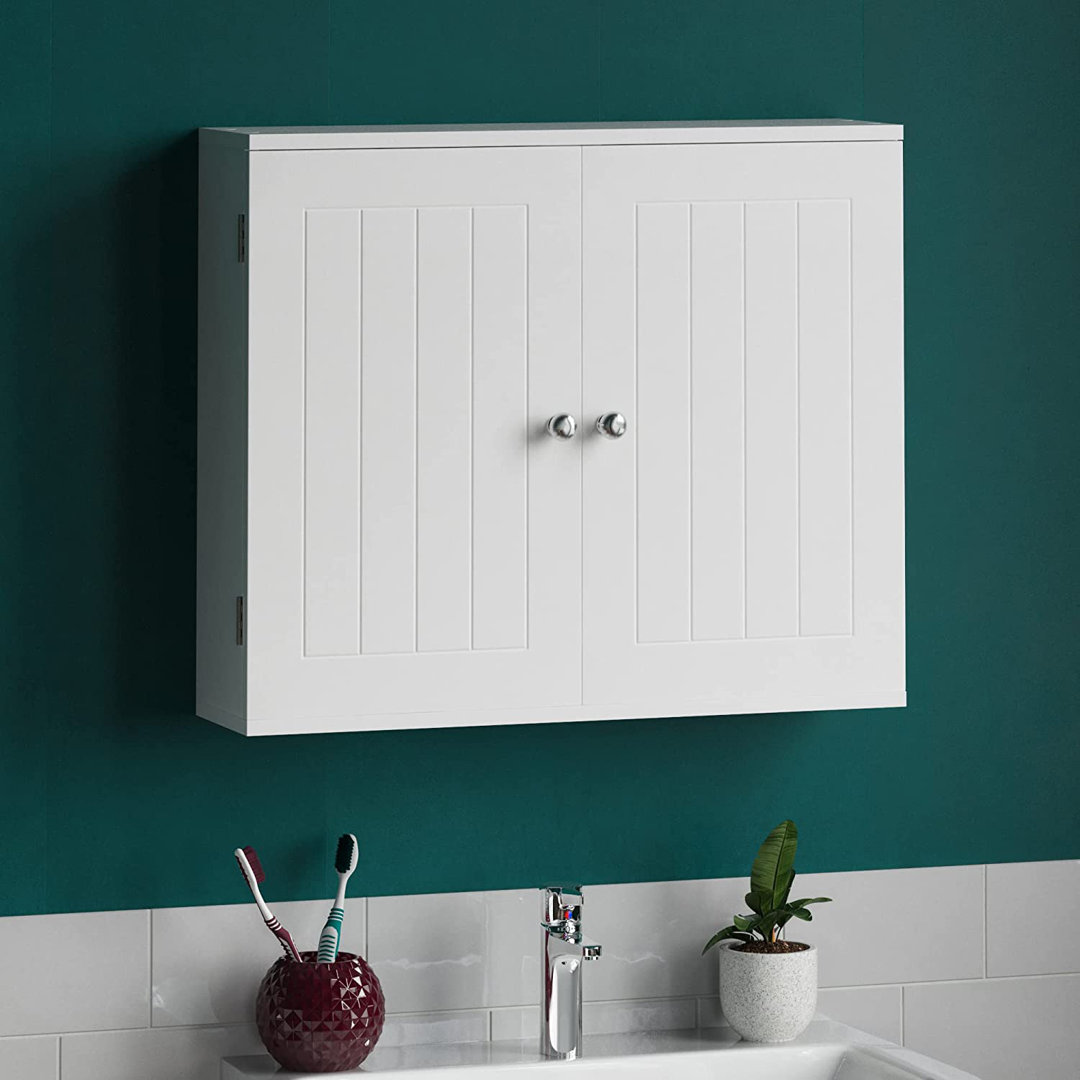 Kyro 60Cm W x 50Cm H x 15Cm D Wall Mounted Bathroom Cabinet
