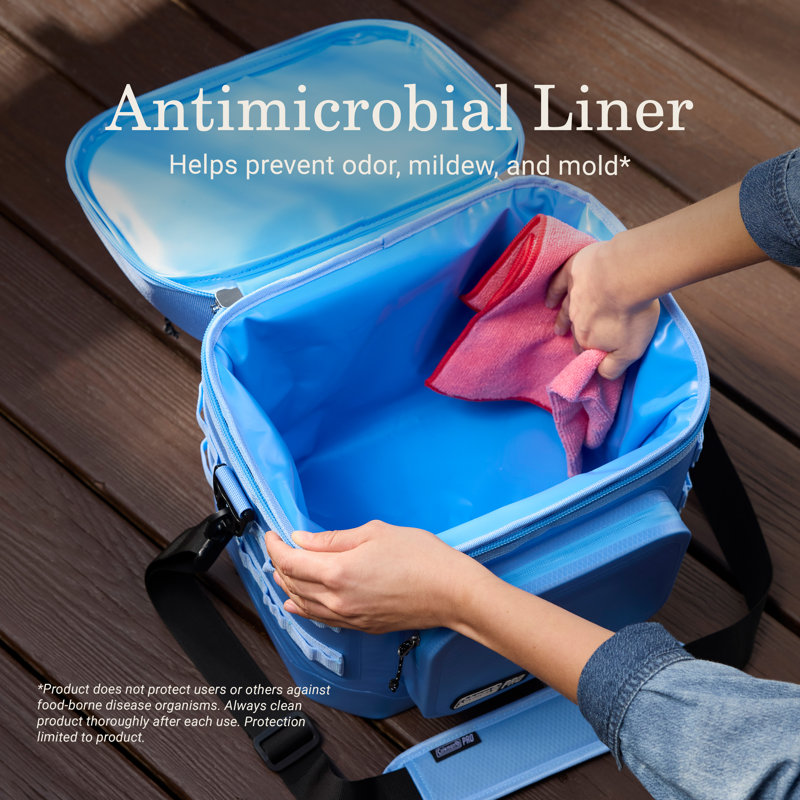 Coleman Pro 24-Can Soft Cooler, Blue Sky