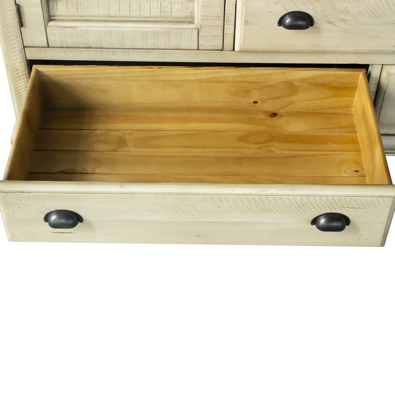 Wilfred Solid Wood 65'' W 7 - Drawer Dresser
