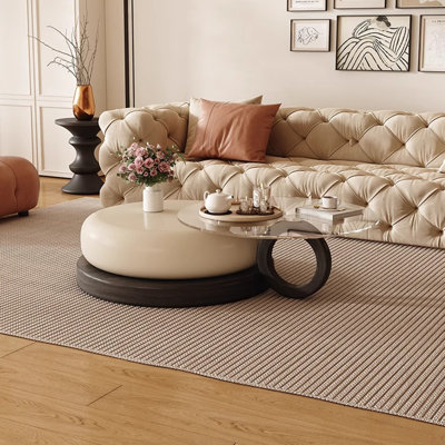 Table basse de luxe crème