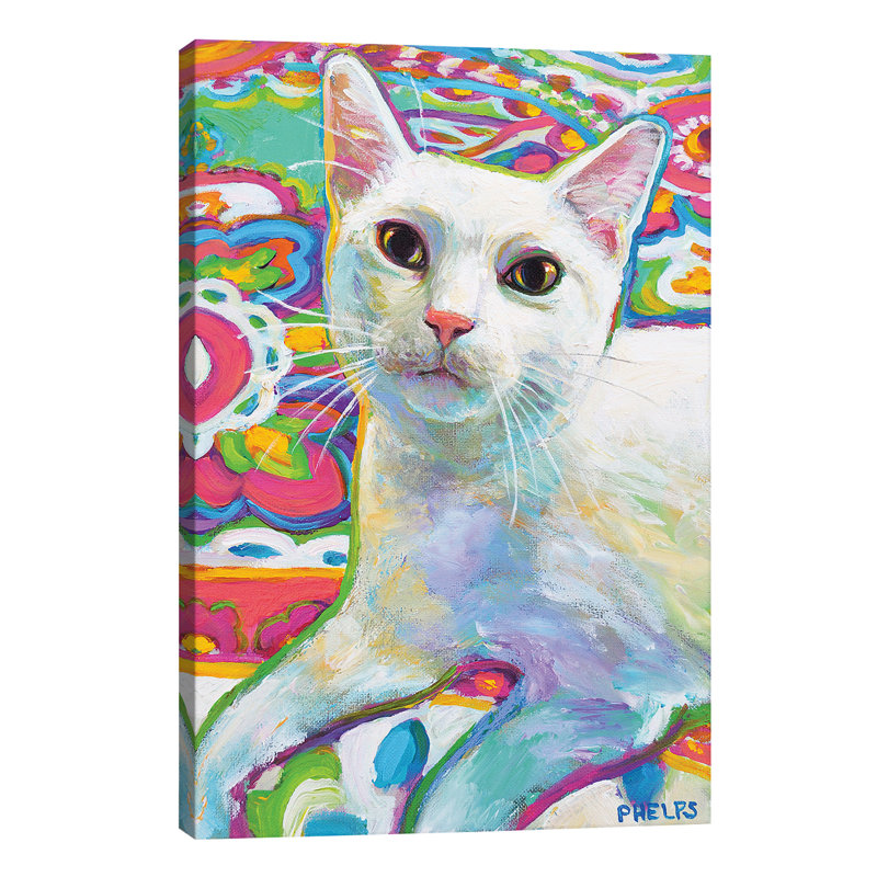 Felicia - Wrapped Canvas Painting, 66.04 cm H x 45.72 cm W x 3.175 cm D