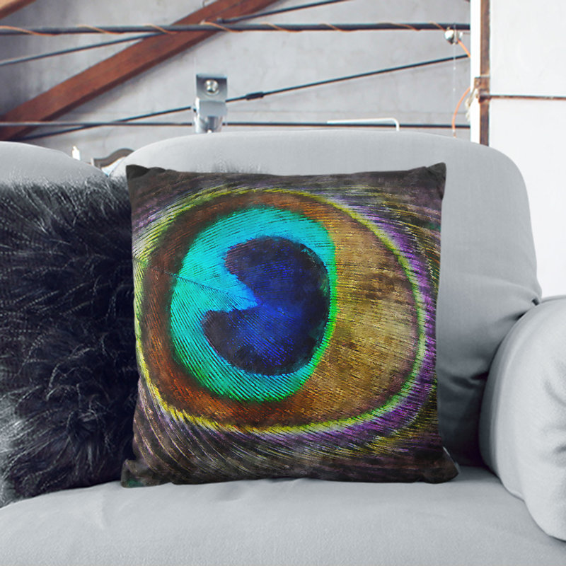 Square Cushion, 40cm H x 40cm W x 15cm D, Black