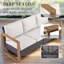 Drazen Outdoor 3-Seat Sofa - Durable All-Weather PE Wicker With Thick Cushions-248395138-248395149