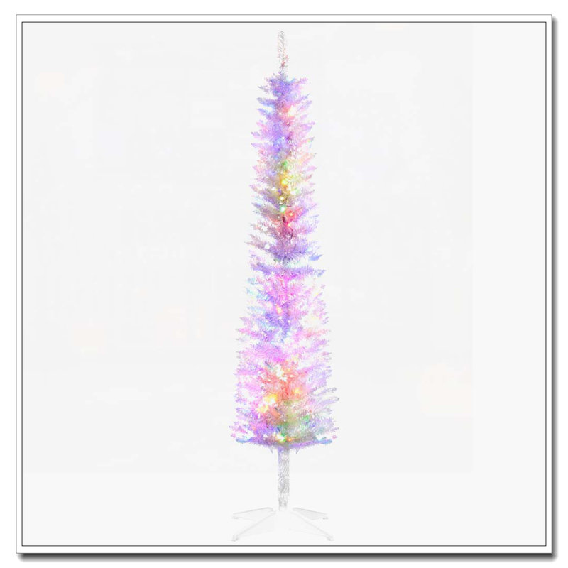Arbre de Noël artificiel blanc 5 pi