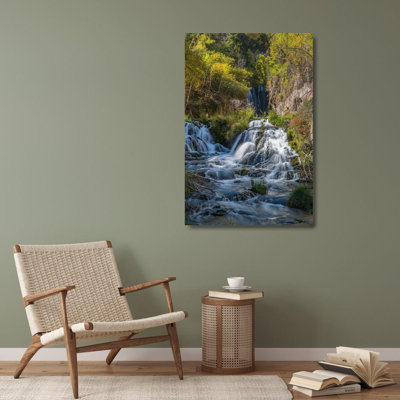 Garber, Howie, paysage vertical de Roughlock Falls, automne, Spearfish Canyon, Dakota du Sud, Black Hills