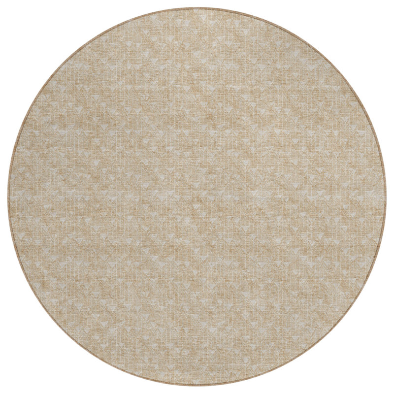 Tapis d'intérieur rond 8 po