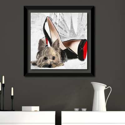 «In Paris» par Jodi, reproduction d'art graphique sur toile