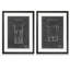 «Barware Blueprint I» par Antonyus Bunjamin (Abe) - ensemble de 2 reproductions d'art encadrées-921238705-921232699-921232694