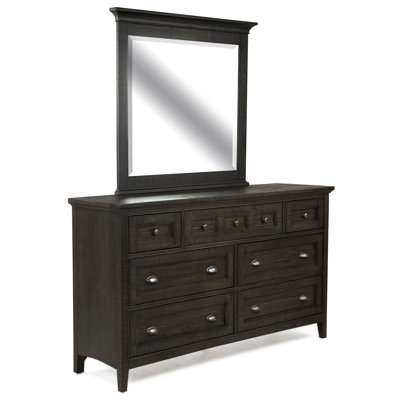 Sarenac Drawer Dresser With Landscape Mirror