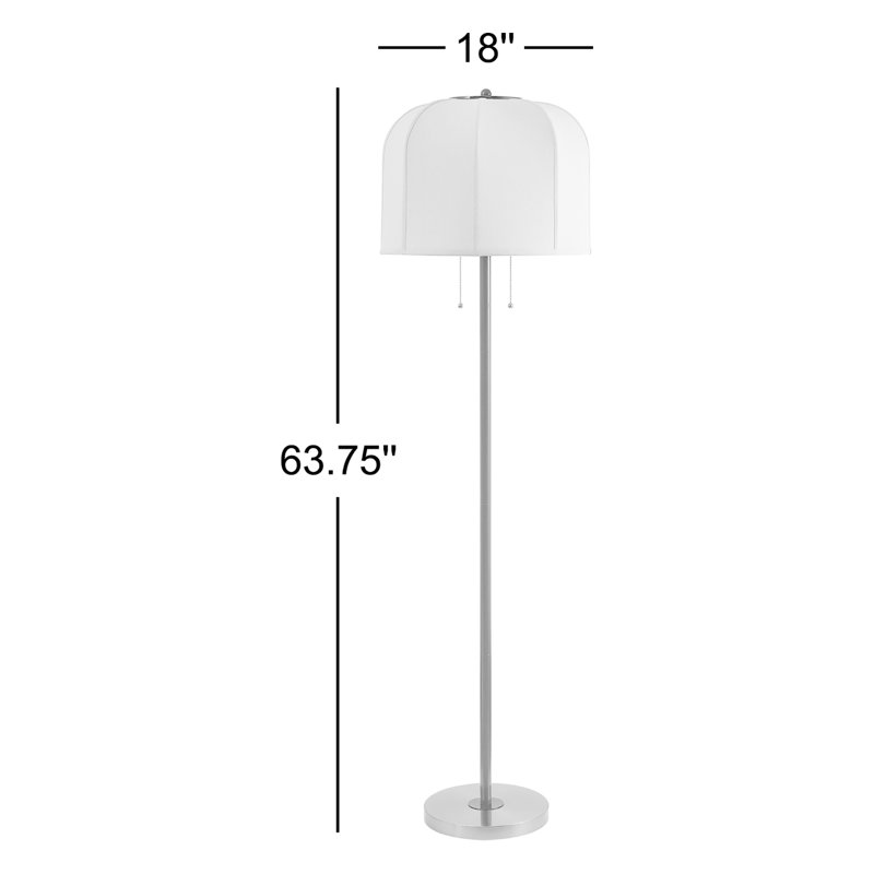 Lampe sur pied en coton 63,75 "Masey