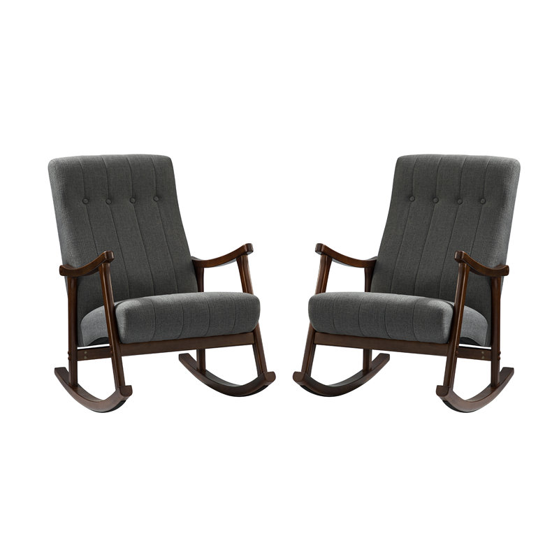 Chaise berçante Sahale, gris