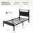 Platform Bed Frame With Led Lights Storage Headboard And Charging Station-1303927151-1275432147