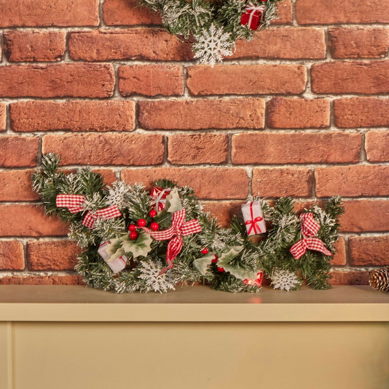 Faux Pine Plastic 15cm Wreath