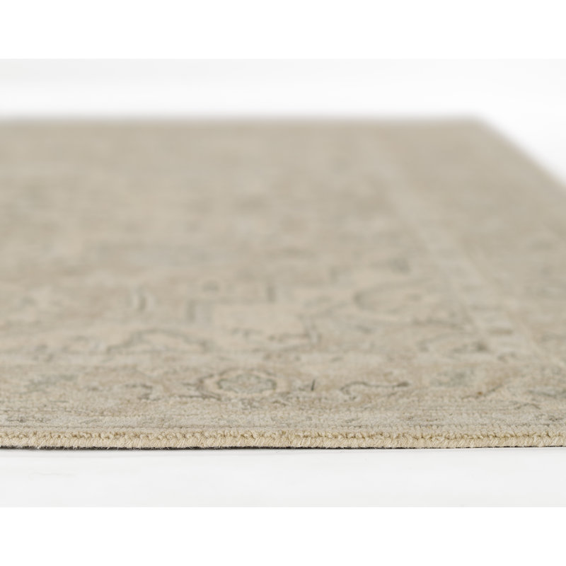 Mikee Hand Tufted Wool Oriental Indoor Rug, Rectangle 5' X 8'