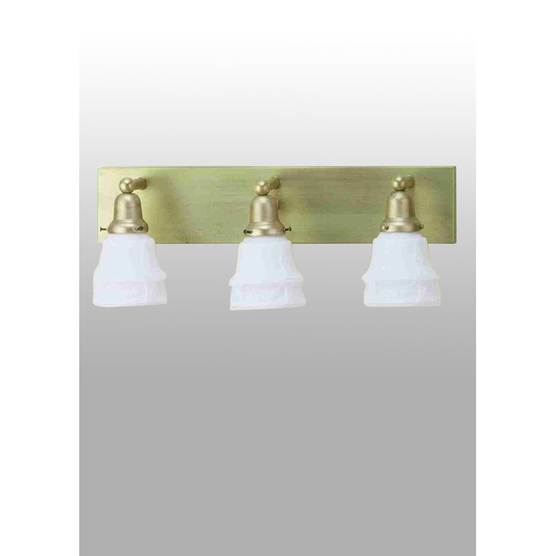 Schoolhouse & Early Electric 3 - Light Dimmable Vanity Light