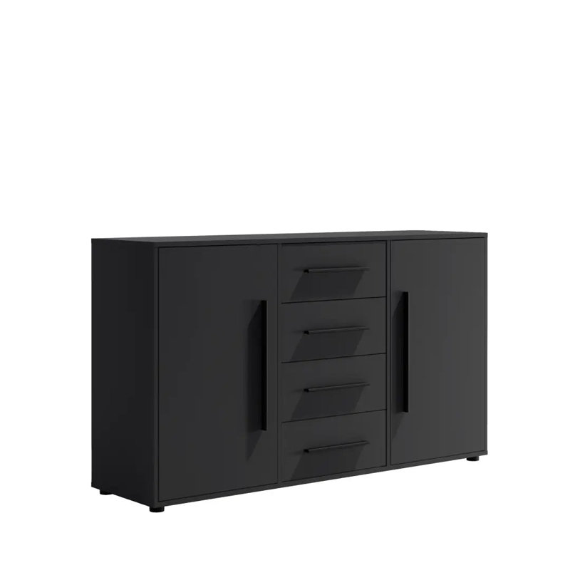 Stralka Cabinet/Enclosed Storage, Black