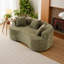 Canapé convertible 2 places, dossier bas, tissu chenille, canapé-lit modulaire sans assemblage-2036879750