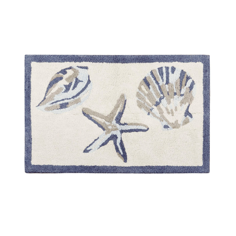 Tapis de bain réversible touffeté à poils longs (comprend un seul tapis)