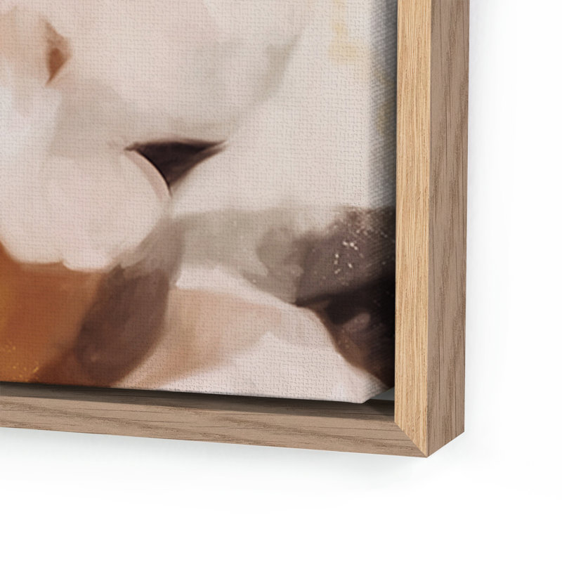 Clay Painting by Patricia Vargas, White Maple Framed, 40" H x 60" W