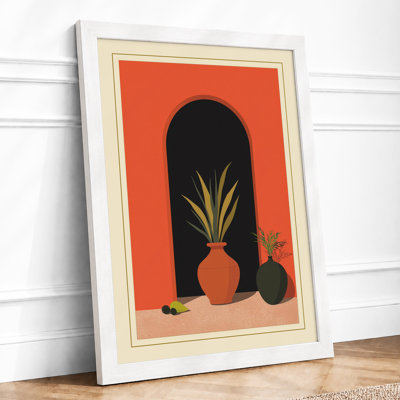 Archway Stillness Boho - Framed Print
