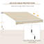 Auvent de patio rétractable avec manivelle manuelle, store extérieur-112161281-112161299